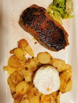 Rumpsteak Bratkartoffeln Spiegelei